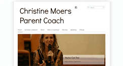 Desktop Screenshot of christineparentcoaching.com